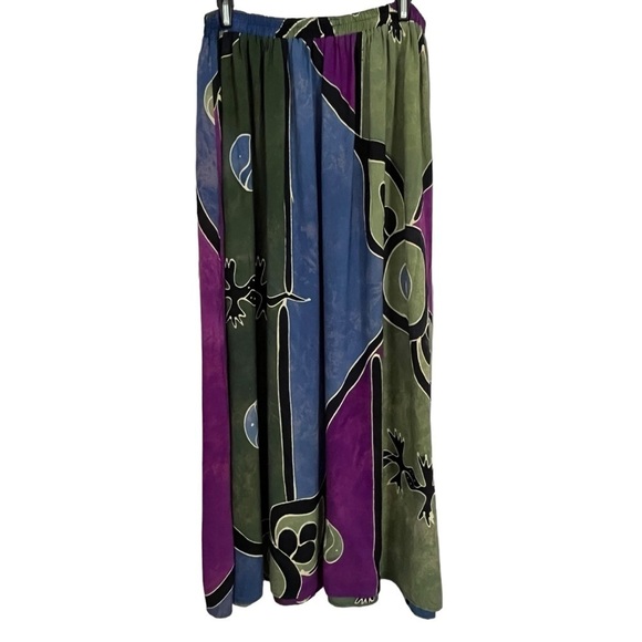 Vintage Boho Hippie Tie Dye Long Island Skirt Size 27” Waist - Picture 2 of 15